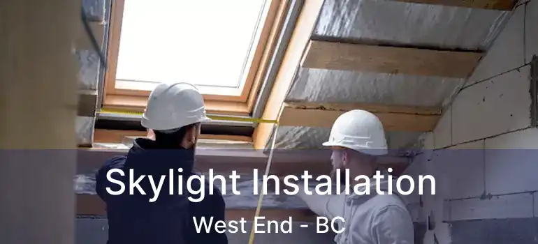  Skylight Installation West End - BC