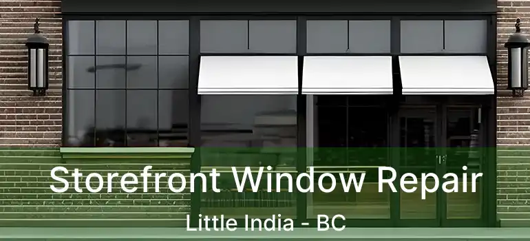  Storefront Window Repair Little India - BC