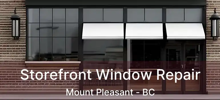  Storefront Window Repair Mount Pleasant - BC