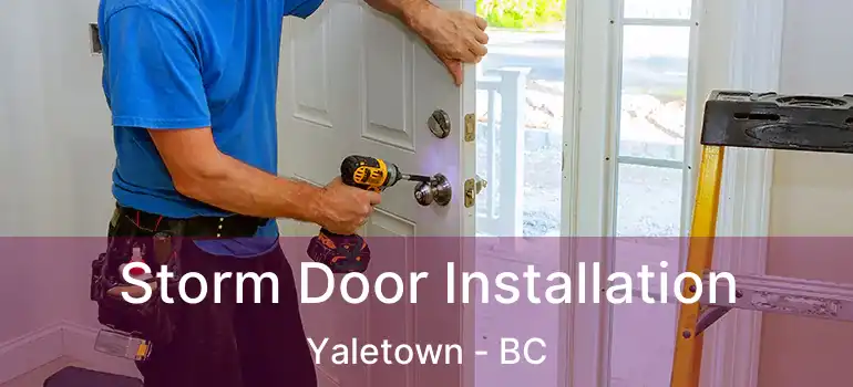  Storm Door Installation Yaletown - BC