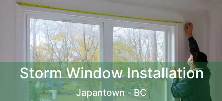  Storm Window Installation Japantown - BC