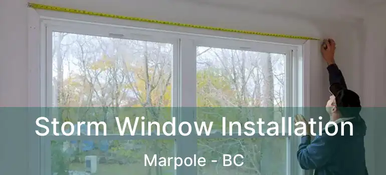  Storm Window Installation Marpole - BC