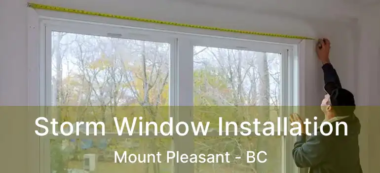  Storm Window Installation Mount Pleasant - BC