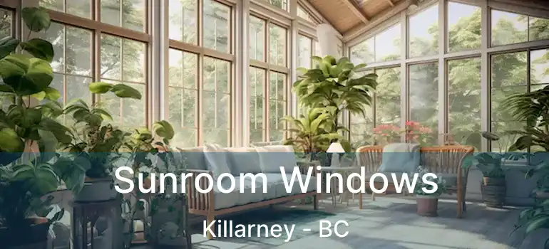  Sunroom Windows Killarney - BC