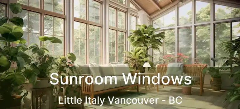  Sunroom Windows Little Italy Vancouver - BC