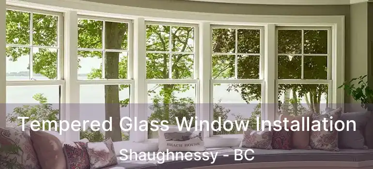  Tempered Glass Window Installation Shaughnessy - BC