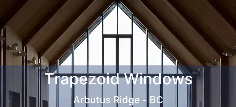  Trapezoid Windows Arbutus Ridge - BC