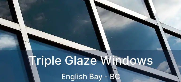  Triple Glaze Windows English Bay - BC