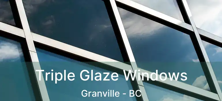  Triple Glaze Windows Granville - BC