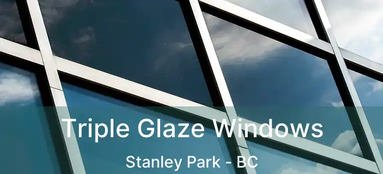  Triple Glaze Windows Stanley Park - BC