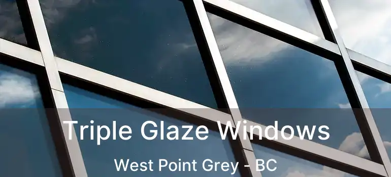  Triple Glaze Windows West Point Grey - BC