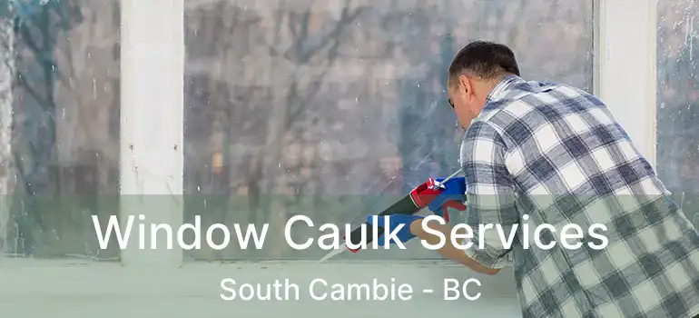  Window Caulk Services South Cambie - BC