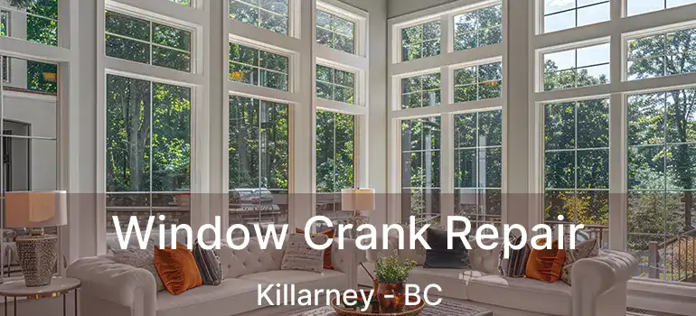 Window Crank Repair Killarney - BC