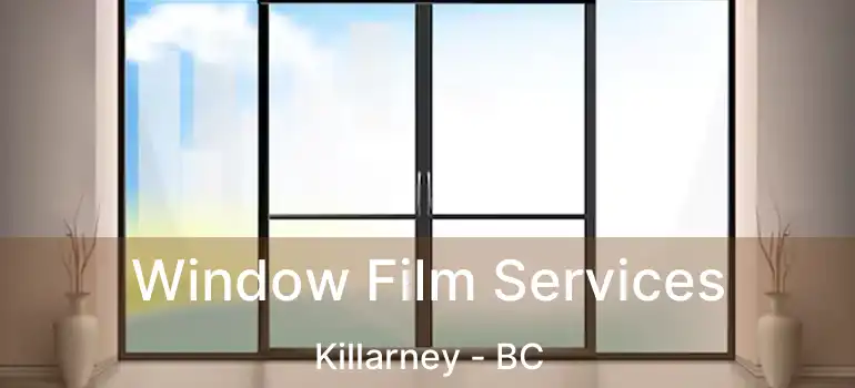 Window Film Services Killarney - BC