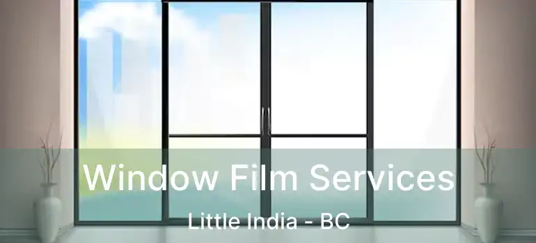  Window Film Services Little India - BC