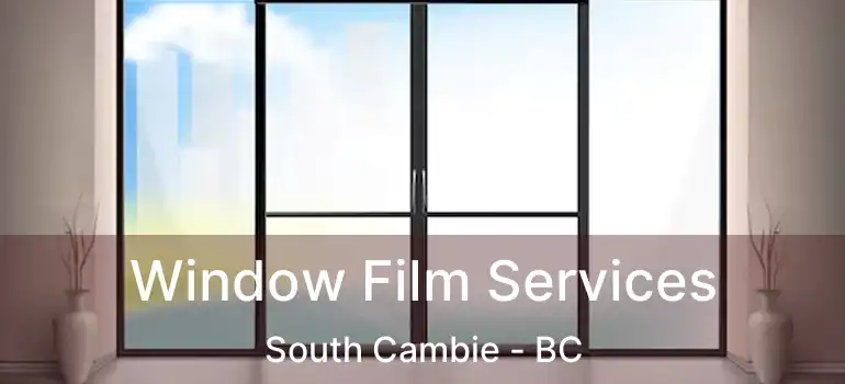  Window Film Services South Cambie - BC