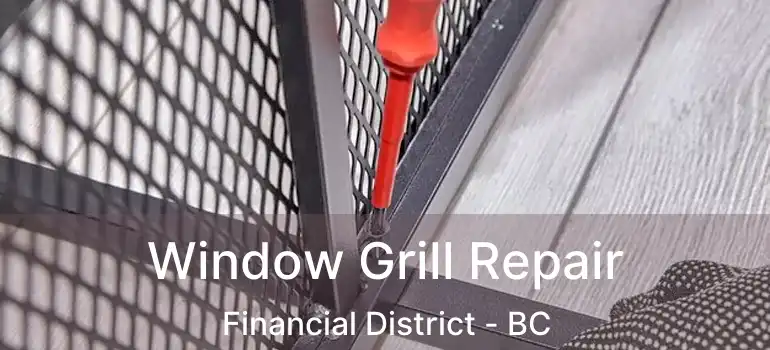  Window Grill Repair Financial District - BC