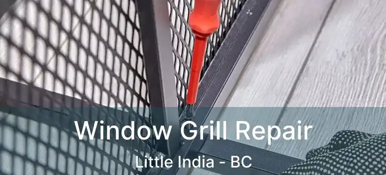  Window Grill Repair Little India - BC