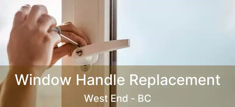  Window Handle Replacement West End - BC