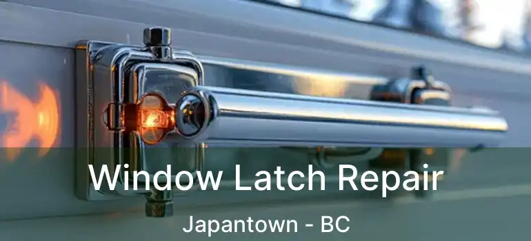  Window Latch Repair Japantown - BC