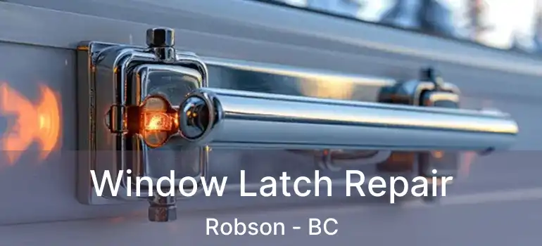  Window Latch Repair Robson - BC