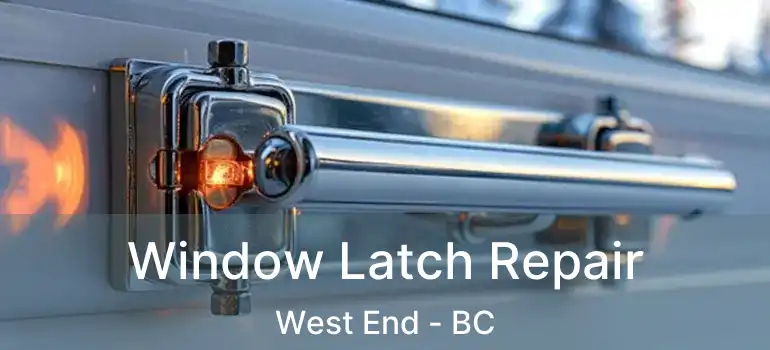  Window Latch Repair West End - BC