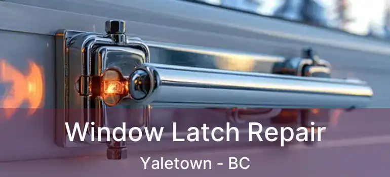  Window Latch Repair Yaletown - BC