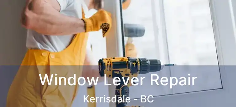  Window Lever Repair Kerrisdale - BC