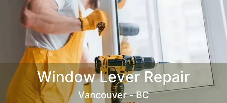 Window Lever Repair Vancouver - BC
