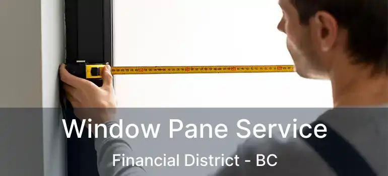  Window Pane Service Financial District - BC