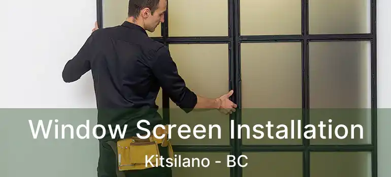  Window Screen Installation Kitsilano - BC