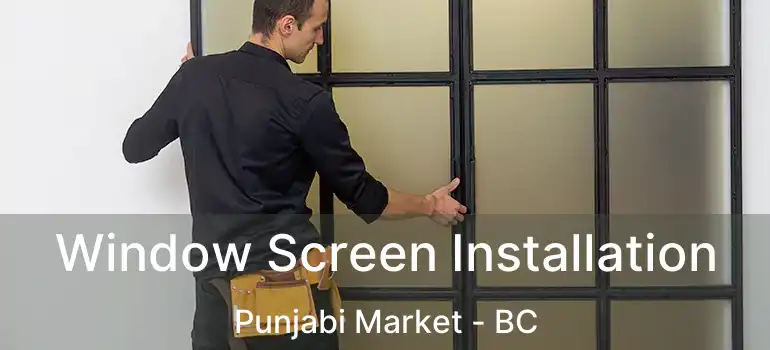  Window Screen Installation Punjabi Market - BC