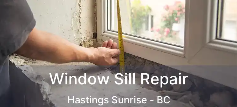  Window Sill Repair Hastings Sunrise - BC