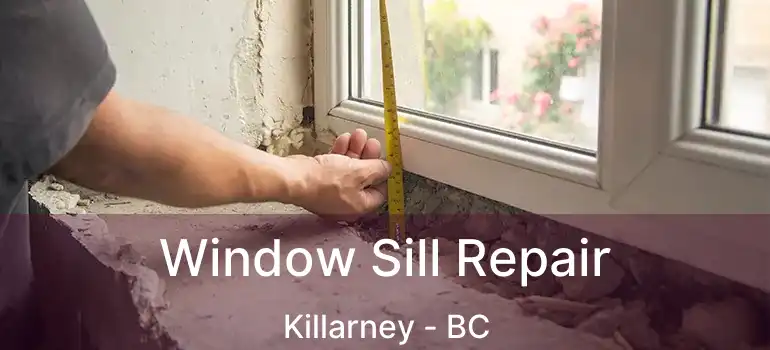  Window Sill Repair Killarney - BC
