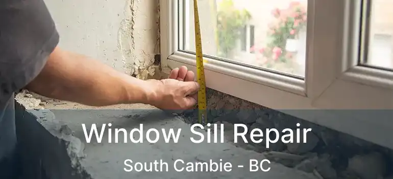  Window Sill Repair South Cambie - BC