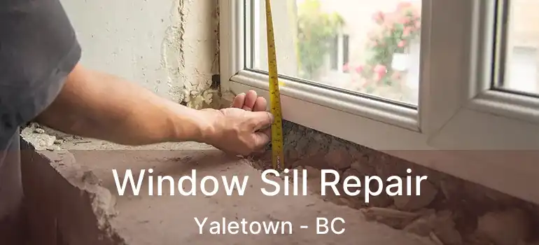  Window Sill Repair Yaletown - BC