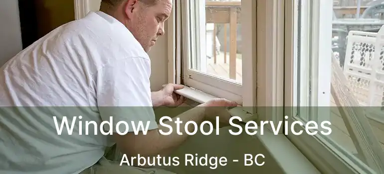  Window Stool Services Arbutus Ridge - BC
