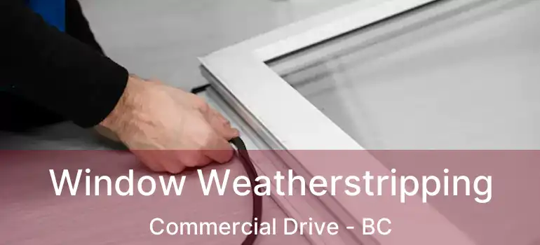  Window Weatherstripping Commercial Drive - BC