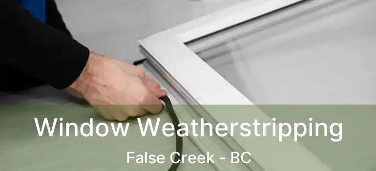  Window Weatherstripping False Creek - BC