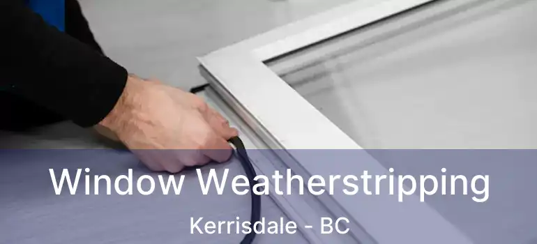  Window Weatherstripping Kerrisdale - BC