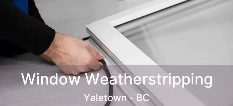  Window Weatherstripping Yaletown - BC