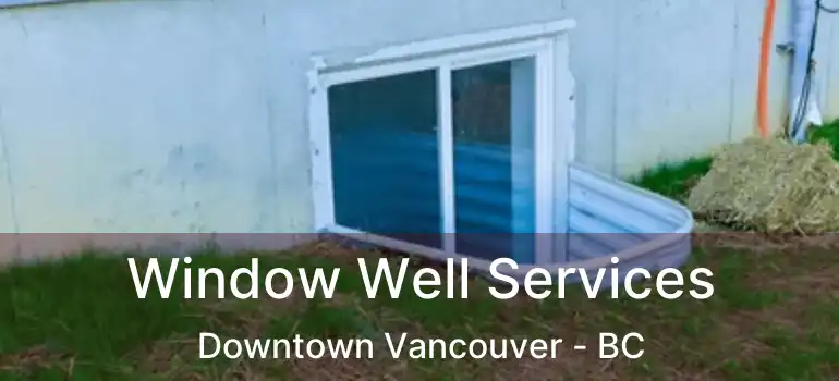  Window Well Services Downtown Vancouver - BC