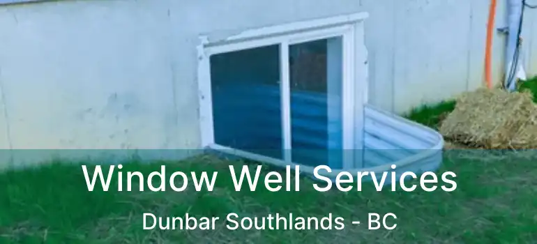  Window Well Services Dunbar Southlands - BC
